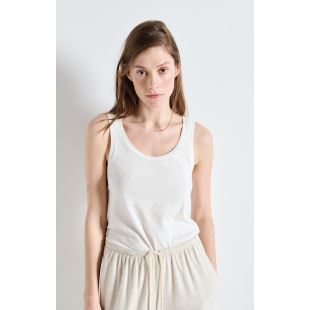 AMERICAN VINTAGE - DEBARDEUR GAMIPY | BLANC