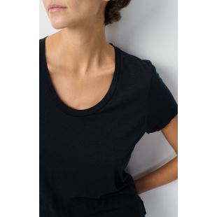 AMERICAN VINTAGE - TEE SHIRT JACKSONVILLE MC COL U | NOIR