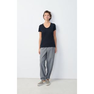 AMERICAN VINTAGE - TEE SHIRT JACKSONVILLE MC COL U | NOIR