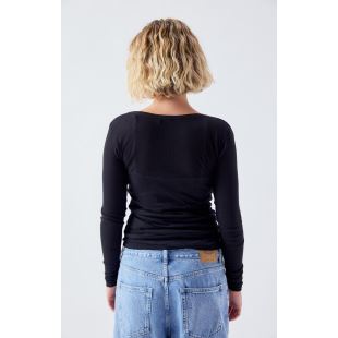 AMERICAN VINTAGE - TEE SHIRT MASSACHUSETTS | NOIR