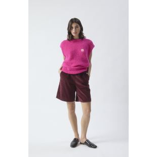 AMERICAN VINTAGE - PULL ZOLLY SANS MANCHES | PINK FLUO