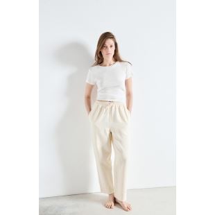 AMERICAN VINTAGE - PANTALON AFAZ | ÉCRU