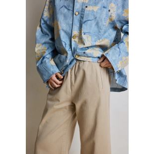 HOD PARIS - PANTALON LARGE JIMMY | ALMOND