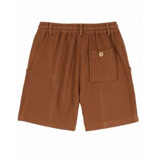 EMILE ET IDA - SHORT GAZE DE COTON | BROWNIE