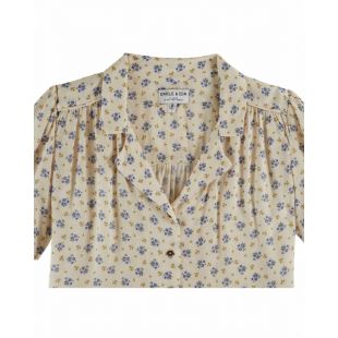 EMILE & IDA - LIGNE FEMME - CHEMISE DEBORA | BLEUET