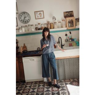 EMILE & IDA - LIGNE FEMME - BLOUSE DAPHNE | CHAMBRAY