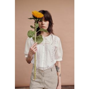 EMILE & IDA - LIGNE FEMME - BLOUSE VINTAGE | CREME