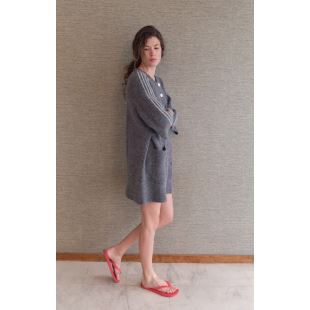 AMERICAN VINTAGE - GILET VITOW | ACIER CHINÉ