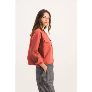 sixsoeurs - CHEMISE IRENE | BRIQUE