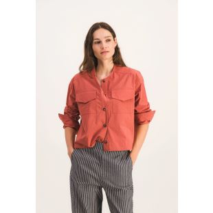 sixsoeurs - CHEMISE IRENE | BRIQUE