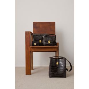 SOEUR - SAC BELLO | MARRON CROCO