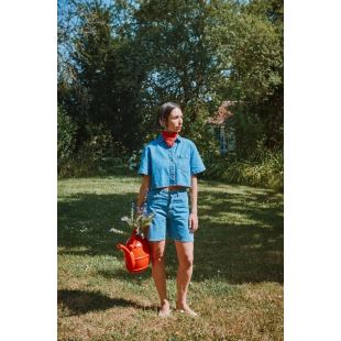 POUDRE ORGANIC - CHEMISE CARVI | DENIM BLEU