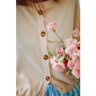 POUDRE ORGANIC - CARDIGAN ZAATAR | SCALLOP SHELL