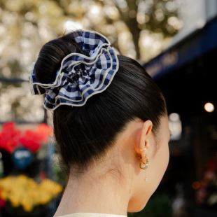 CHOU² - MAXI CHOUCHOU | VICHY BLEU MARINE