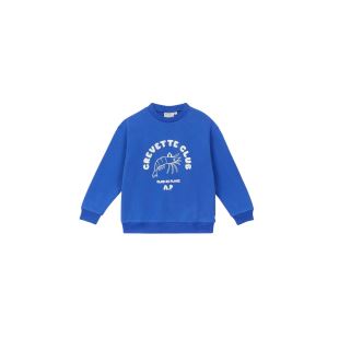 ARSENE ET LES PIPELETTES - SWEAT CREVETTE CLUB | COBALT