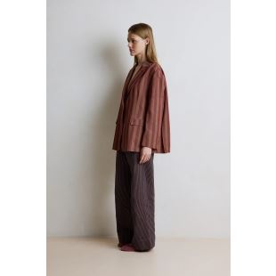 HOD PARIS - PANTALON JIM STRIPE | NAVY