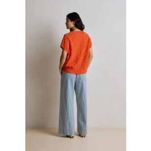 HOD PARIS - PANTALON JIM STRIPE | BLUEBELL