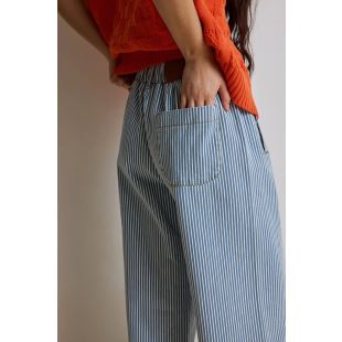 HOD PARIS - PANTALON JIM STRIPE | BLUEBELL