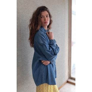 AMERICAN VINTAGE - CHEMISE IZEWAY | MEDIUM BUE