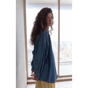 AMERICAN VINTAGE - CHEMISE IZEWAY | MEDIUM BUE