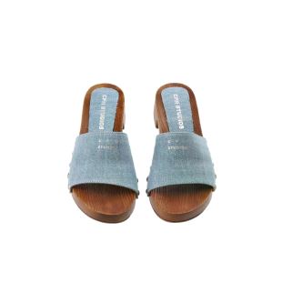 COPENHAGEN STUDIOS - SABOTS CPH798 | WASHED DENIM BLUE