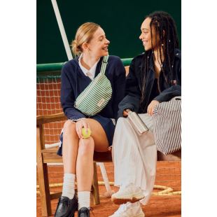 Rive droite - BANANE CUSTINE | RAYÉ VERT ET BLANC