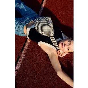 Rive droite - BANANE XL CUSTINE | RAYÉ NOIR ET BLANC