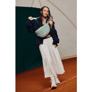 Rive droite - BANANE XL CUSTINE | RAYÉ VERT ET BLANC