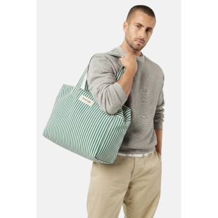 Rive droite - SAC 24H CÉLESTIN | RAYÉ VERT ET BLANC