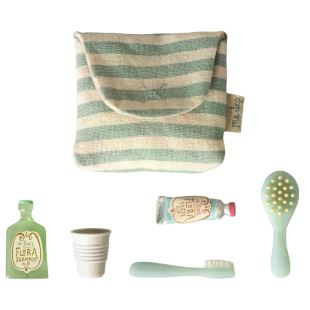 MAILEG - TROUSSE DE TOILETTE | RAYÉ BLEU