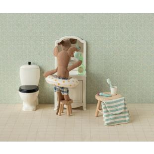 MAILEG - TROUSSE DE TOILETTE | RAYÉ BLEU