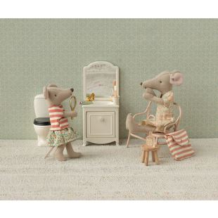 MAILEG - TROUSSE DE TOILETTE | RAYÉ ROUGE