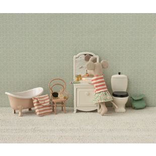 MAILEG - TROUSSE DE TOILETTE | RAYÉ ROUGE