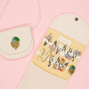 LUCIOLE ET PETIT POIS - BROCHE CITRON