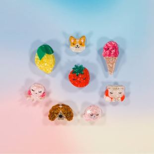 LUCIOLE ET PETIT POIS - PINCE CITRON