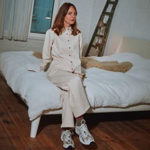 POUDRE ORGANIC - PANTALON BERGENIE | ECRU