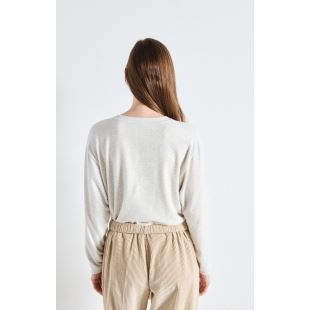 AMERICAN VINTAGE - TEE SHIRT YPAWOOD | GRIS CHINÉ