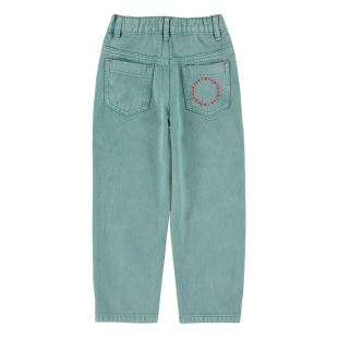 PIUPIUCHICK - JEAN WASHED GREEN