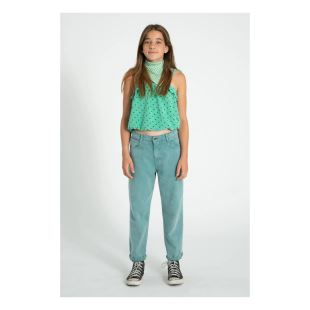 PIUPIUCHICK - JEAN WASHED GREEN