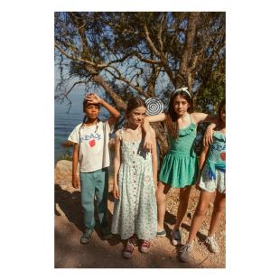 PIUPIUCHICK - JEAN WASHED GREEN