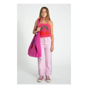 PIUPIUCHICK - TOP EN MAILLE ROSE