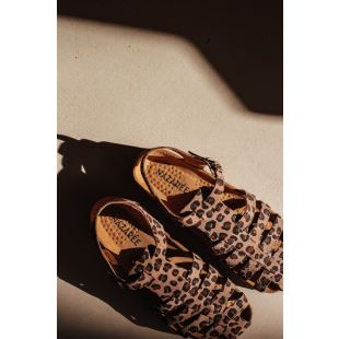 NAZARÉE  - SANDALES GAÏA | LÉOPARD