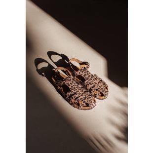 NAZARÉE  - SANDALES GAÏA | LÉOPARD