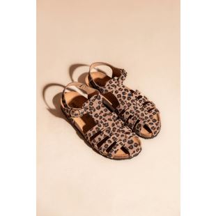 NAZARÉE  - SANDALES GAÏA | LÉOPARD