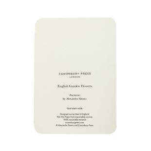 CANONBURY PRESS - CARTE ANEMONE