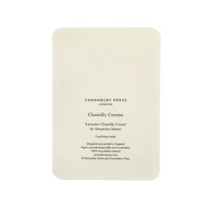 CANONBURY PRESS - CARTE CHANTILLY LAVANDE