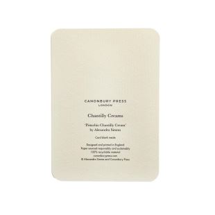 CANONBURY PRESS - CARTE CHANTILLY PISTACHE