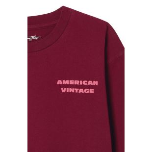 AMERICAN VINTAGE - TEE SHIRT ENFANT FIZ | BORDEAUX VINTAGE