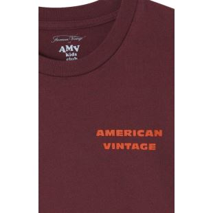 AMERICAN VINTAGE - TEE SHIRT ENFANT FIZ | AUBERGINE VINTAGE