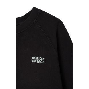 AMERICAN VINTAGE - SWEAT ENFANT IZUBIRD | CHARBON VINTAGE